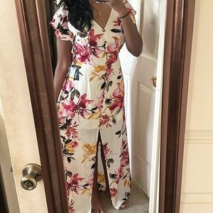 Floral maxi dress